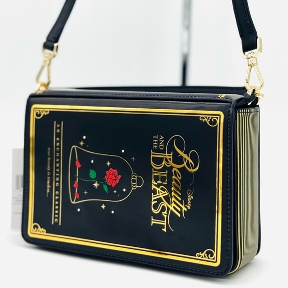 Disney Handbags - Kate Spade x Disney Beauty and The Beast 3D Book Crossbody Bag Black Multi